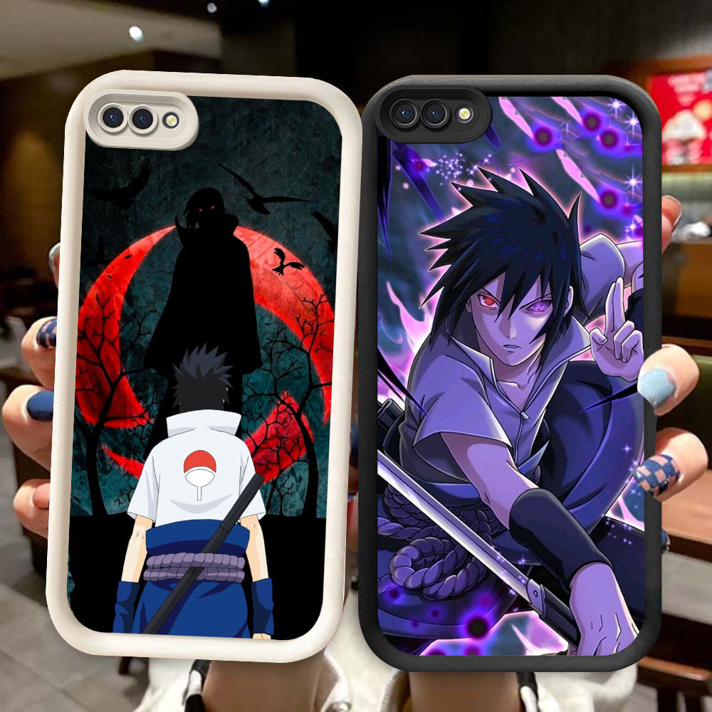 TS-90 Uchiha Sasuke ปลอกกันกระแทกสําหรับ OPPO A5 A5X A3S A1K A12E Realme 14 14T C2 C2s