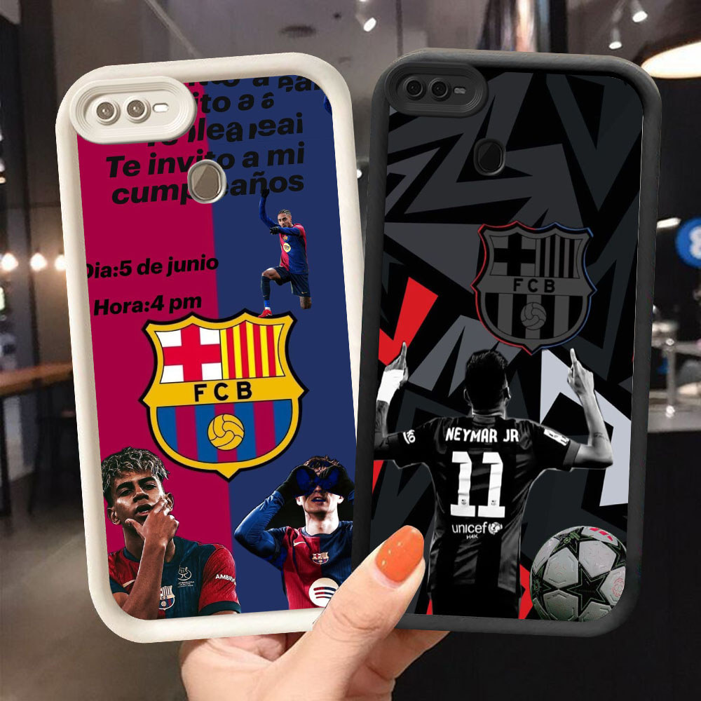 YS-52 FC Barcelona เคสกันกระแทกสําหรับ OPPO A7 F7 A12s A12 F9 A5S Realme 2 Pro
