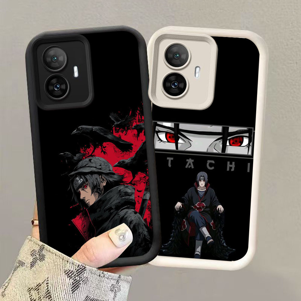 HK-38 NarutoปลอกกันกระแทกสําหรับซิลิโคนสีดําและสีขาวOPPO Realme Reno Narzo 13F C67 F25 11F 11 10 N55