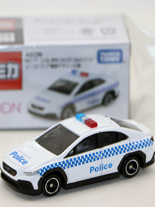 TOMY AEON TOMY AEON Limited 1/64 S b Baru WRX S4 STI S รถตํารวจรุ่นโลหะผสมออกจากรุ่นพิมพ์