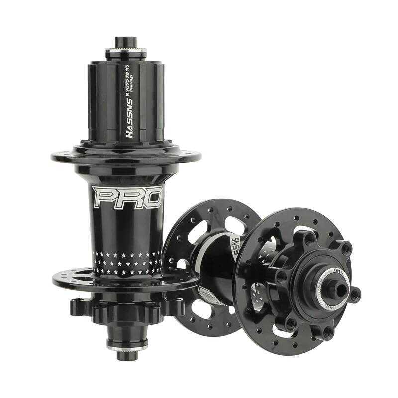 ▥ HASSNS Pro7 MTB Hub 32 36 หลุมแบริ่งจักรยาน Freehub ด้านหลัง Quick Release 32H 36H สี่ Pa