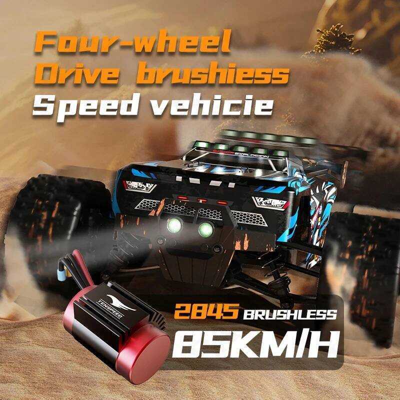 ▥ 9522Pro 85 กม./ชม.ความเร็วสูง RC Brushless สี่ล้อไดรฟ์ Off-Road Drift 1:16 Professional Racin