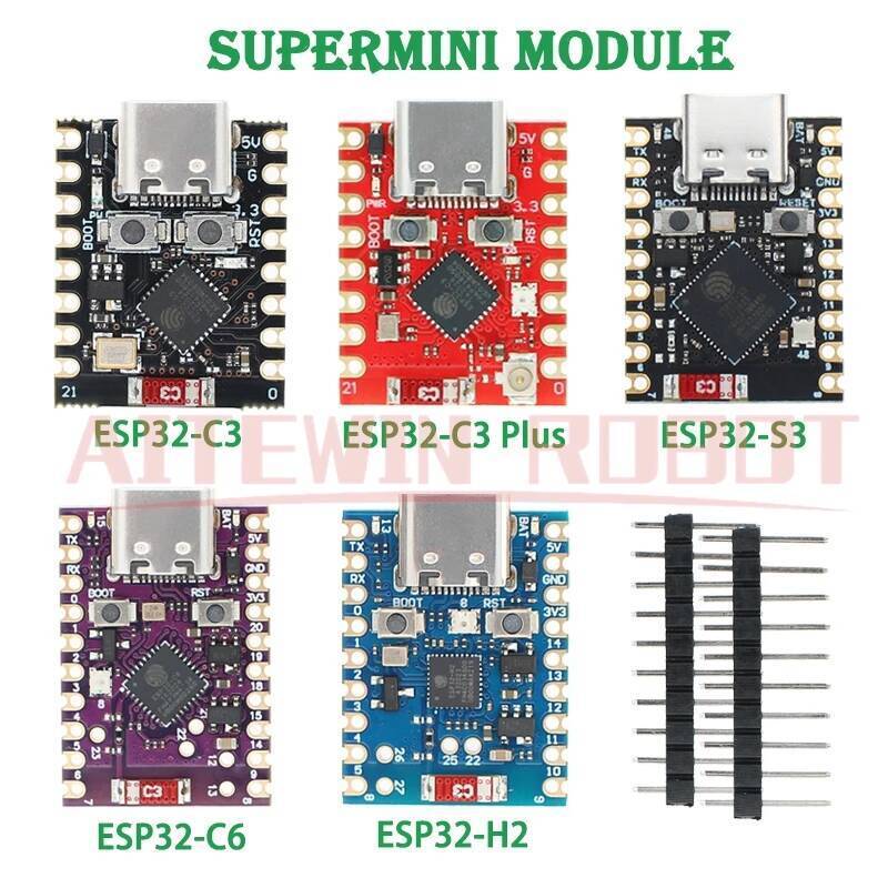 ESP32 SuperMini บอร์ดพัฒนา ESP32 C3/ESP32 S3/ESP32 C6/ESP32 H2 บอร์ดพัฒนา ESP32 บอร์ดพัฒนา WiFi บลูท