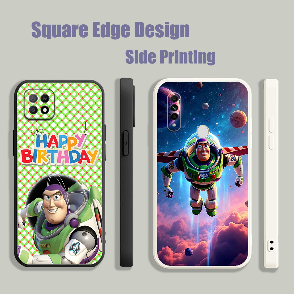 ปลอกสําหรับ OPPO A39 A57 Reno 5 7 8 A54 A94 ของเล่น story 5 DUCKY Y BUNNY BOP04 เคสโทรศัพท์ขอบสี่เหล