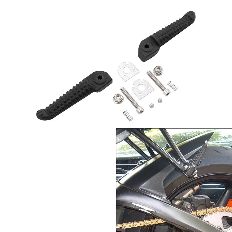 Rear Passenger Foot Pegs Fit For Yamaha YZF R1 1998-2019 R1M 2015-2018  R1S 2016-2018 R6 2003-2020