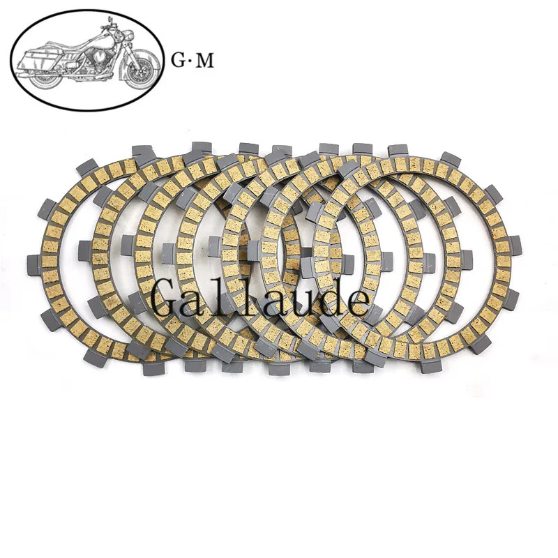 Motorcycle Friction Clutch Plates Disc For Kawasaki KDX125SR KDX200 KL250 Super Sherpa KLX250 D-Tra