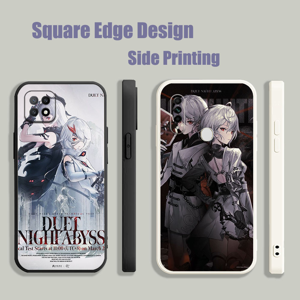 ปลอกสําหรับ OPPO A39 A57 Reno 5 7 8 A54 A94 Duet Night Abyss การทดสอบทางเทคนิค BOM16 เคสโทรศัพท์ขอบส