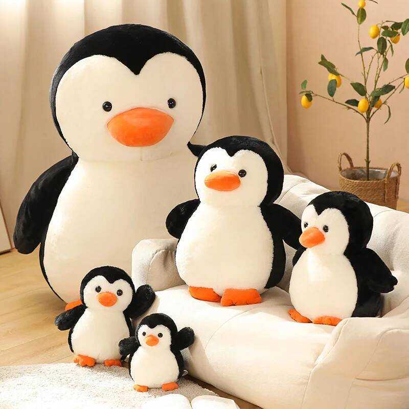 C 22-65Cm Kawaii Penguin Plush Toys Stuffed Soft Peluche Animal Dolls Lovely Penguin Pillow For Chi