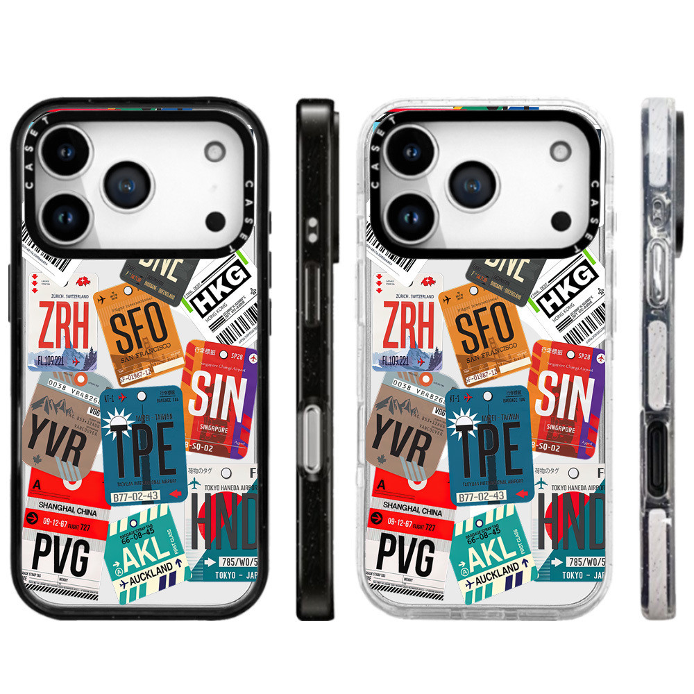 Screenful Airport Label สติกเกอร์ไร้สายชาร์จแม่เหล็กสําหรับ IPhone 11 12 13 15 16 17 Pro Max Case 14