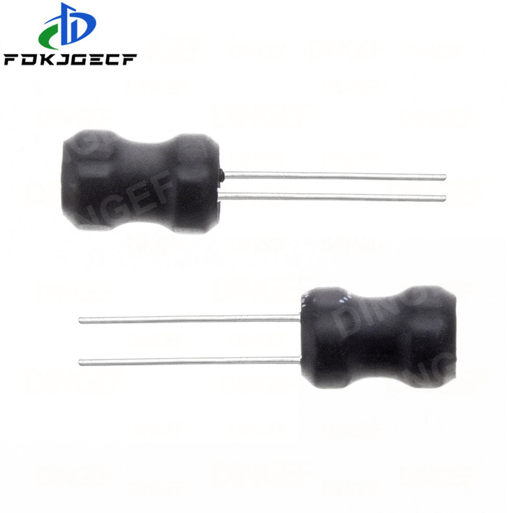 10PCS DIP Power Inductor 0608 I-รูปเหนี่ยวนํา 6*8 มม.2.2 3.3 4.7 6.8 10 22 uh 1mh 2.2mh 3.3mh 4.7mh 10mh 6x8 มม. - รูปที่ 2