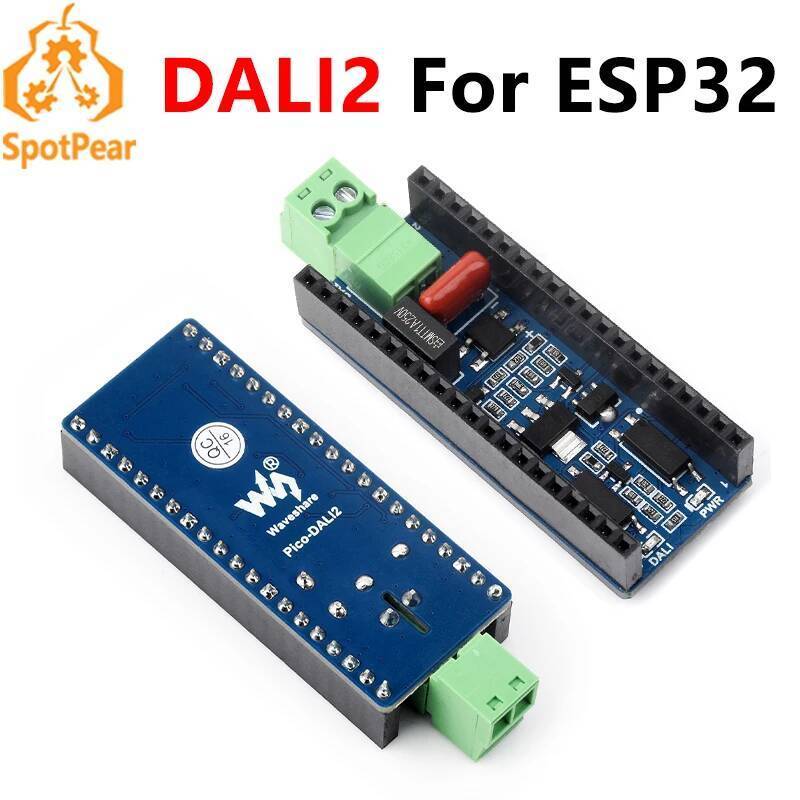 Waveshare Pico-DALI2 บอร์ดขยายสําหรับ ESP32 C6 S3 DALI การสื่อสารควบคุม LED หลาย