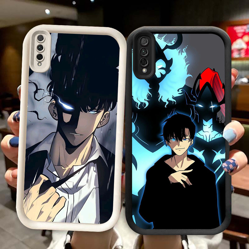 TS-94 Solo Leveling อะนิเมะปลอกกันกระแทกสําหรับ Samsung A50 A50s M02 A30S A7 A02 A03 A26 Core