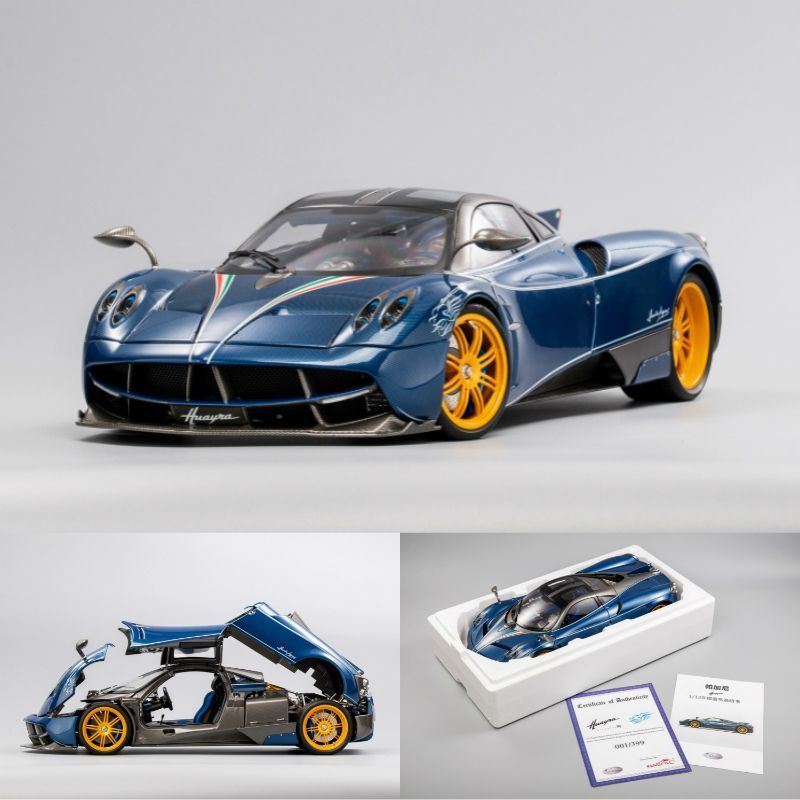 KengFai Pagani 1: 12 Pagani Huayra Pagani Huayra Dinastia Alloy Full Open Model