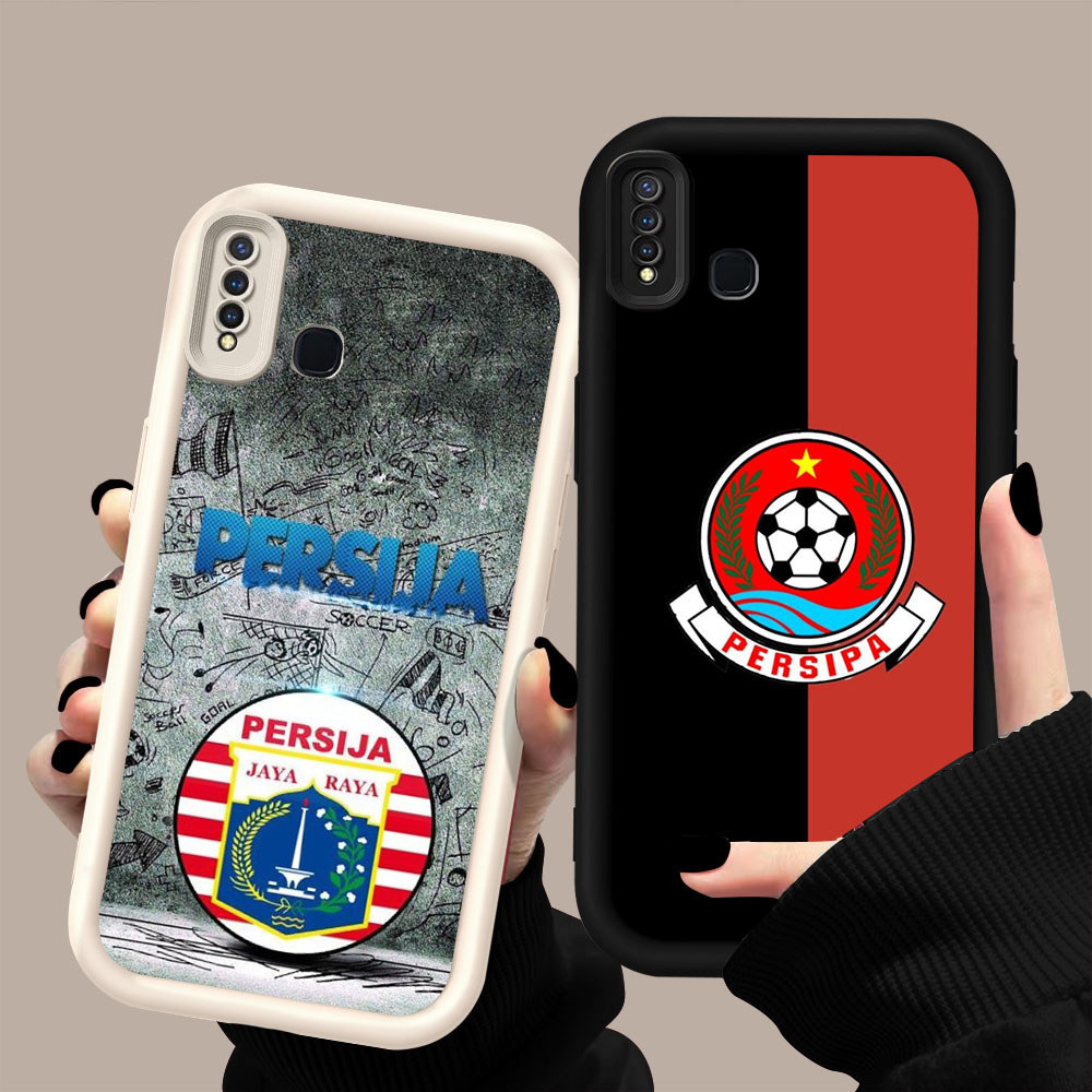 HK-39 Persija ปลอกกันกระแทกสําหรับซิลิโคนสีดําและสีขาว VIVO Y15 Y19 Y30 Y17 Z1 V15 Y12 Y50 Pro