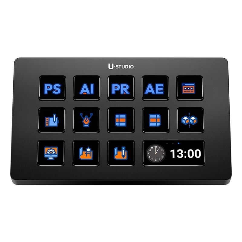 Ulanzi D200H ตําแหน่งการยิงเหนือศีรษะ Visual Smart Keyboard Stream Deck