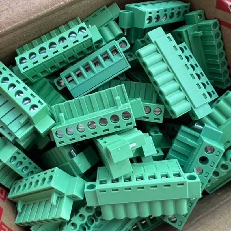 PCB ขั้วต่อ DINKLE 2ESDVM-04P 2ESDVM-07P ระยะห่าง 5.08MM 300V 15A ขนาดหน้าตัดที่กำหนด: 2.5 mm2 การติ