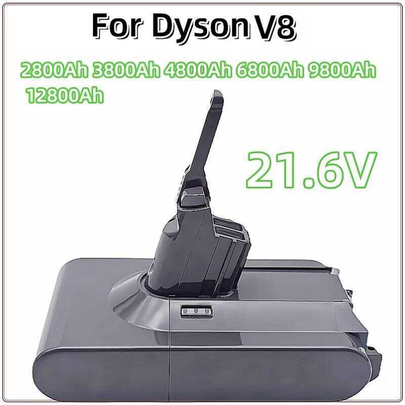 Dyson แบตเตอรี่ลิเธียมไอออนสำหรับเครื่องดูดฝุ่น V8 Series ขนาด 2800mAh แบตเตอรี่ทดแทน DC58 DC62 DC74