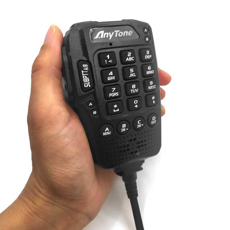 ▥ Original ไมโครโฟน Fit สำหรับ Anytone At-D578uv PRO At-D878uv Plus DMR วิทยุดิจิตอล