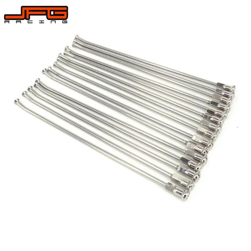 Motorcycle 36 Pcs 21" Front 18" 19" Rear Wheel Steel Spokes Nipples For KTM HONDA YAMAHA KAWASAKI S