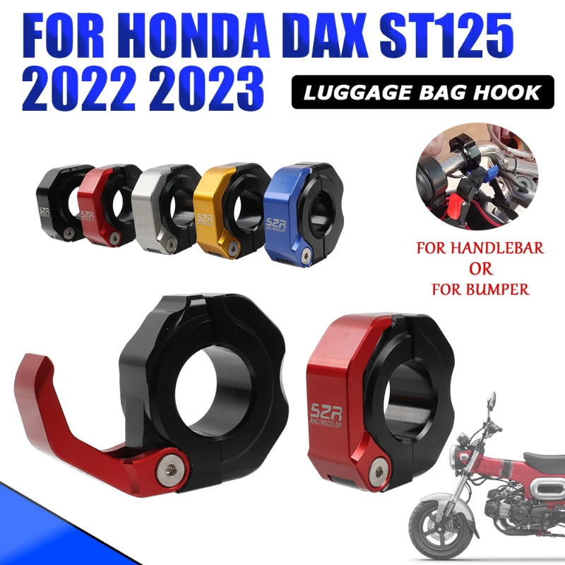 For HONDA DAX ST125 ST 125 ST DAX125 125ST Motorcycle Accessories Handlebar Helmet Hook Luggage Bag