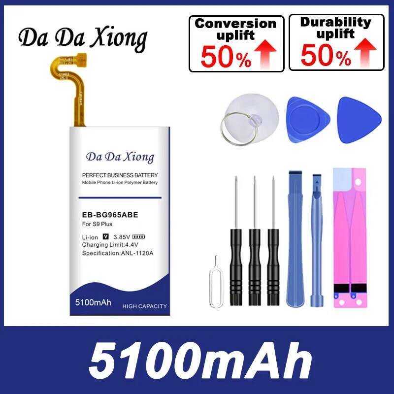 5100mAh แบตเตอรี่ความจุสูง สำหรับ Samsung Galaxy S9 Plus G9650 G965F G965A G965T G965 S G965R4 G965V