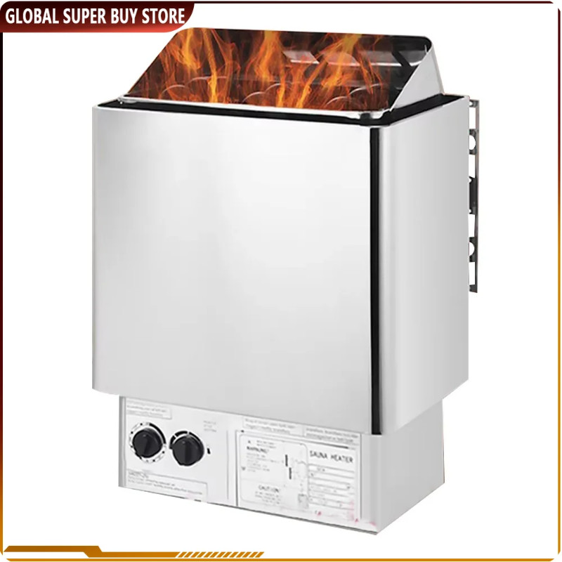 9KW Sauna Heater 220V Electric Sauna Heating Stove Dry Steam Bath for Home Hotel Spa Sauna Steam Ge