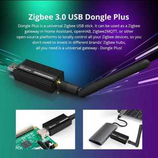 SONOFF ดองเกิล Zigbee-E 3.0 USB ดองเกิลเกตเวย์ Zigbee สากลผ่…