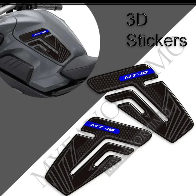 Decals Tank Pad Grips Gas Fuel Oil Kit Knee Protector Hyper Naked Bike For Yamaha MT10 FZ10 FZ MT -
