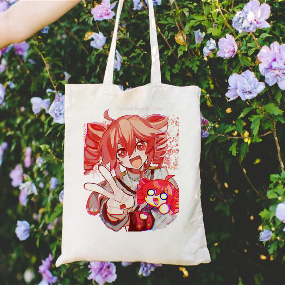 Kasane Toto Canvas Tote Bags สีเขียว ทนทาน มีความยั่งยืน กระเป๋าถือสำหรับเดินทางและช้อปปิ้ง