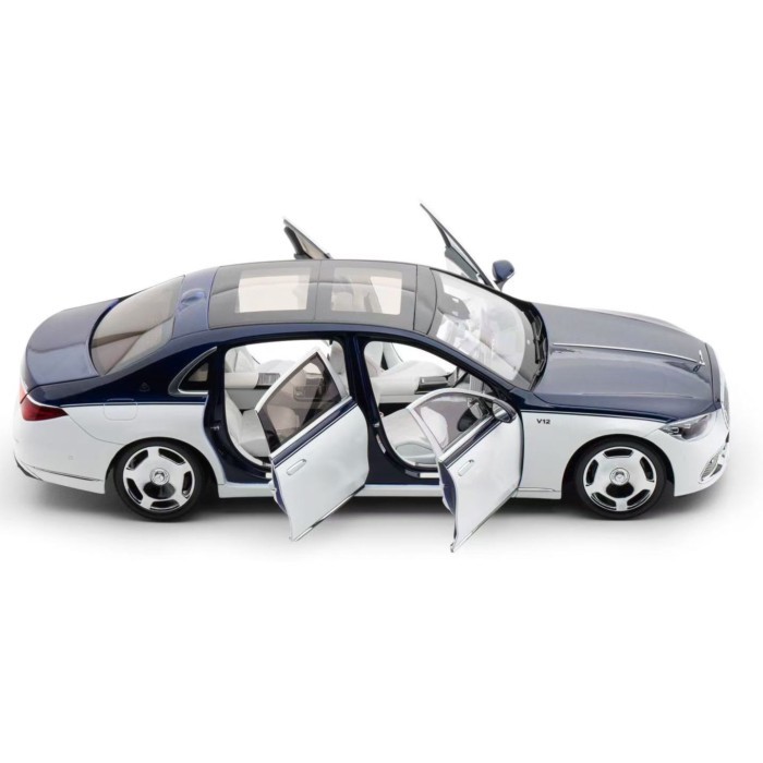 Mercedes-Benz McBach S680 เกือบจริง AR 1: 18 Maybach Full Open Car Model Gift