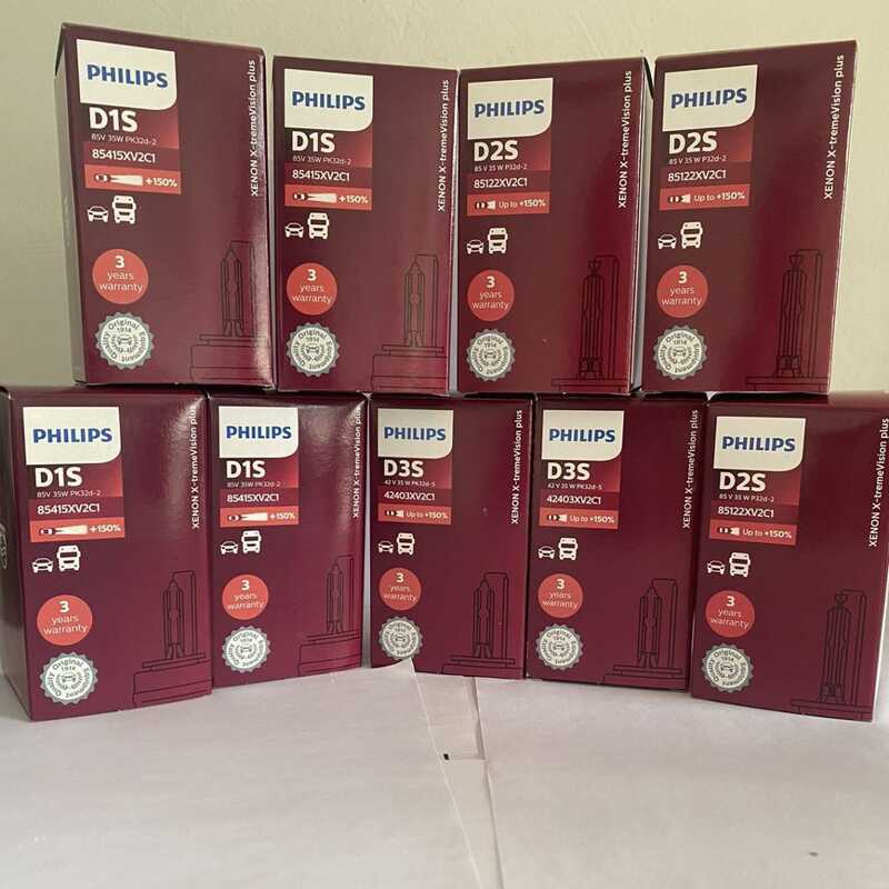 Philips New Aurora D1S D2S D3S D4S XV2 4800K Super Bright HID Xenon Bulb+150%