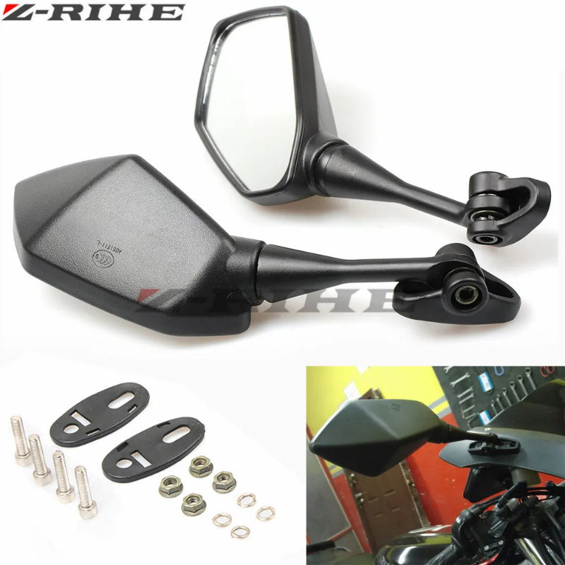 Racing Motorcycle Mirrors Sport Bike Rear View Mirror For Suzuki GSX-R GSXR 600 750 1000 K1 K2 K3 K