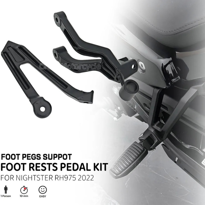 Motorcycle Passenger Foot Pegs Suppot Foot Rests Pedal Kit For Nightster 975 RH975 Nightster RH975