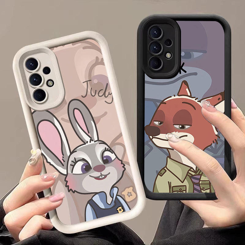 Zootopia Nick Judy สําหรับ Samsung A56 A55 A35 A53 A54 5G A73 A34 A07 นุ่ม A25 A