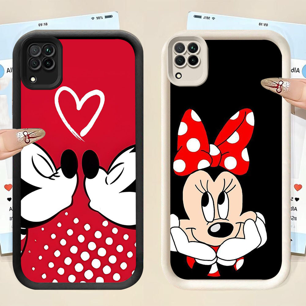 YS-100 Minnie Mouse เคสกันกระแทกสําหรับ Samsung A12 A22 J2 J4 J7 Pro Plus Prime 5G