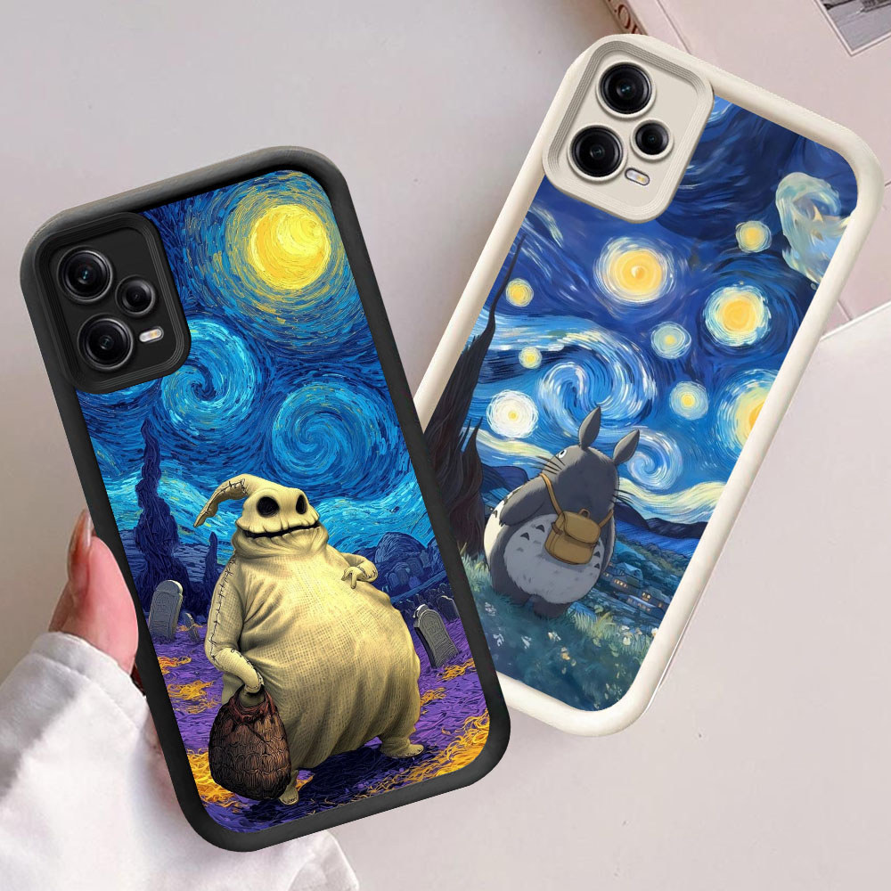 YS-98 Van Gogh ปลอกกันกระแทกสําหรับ Xiaomi Redmi หมายเหตุ 12 15C Turbo 3 13X POCO X5 F5 F6 F7 M6