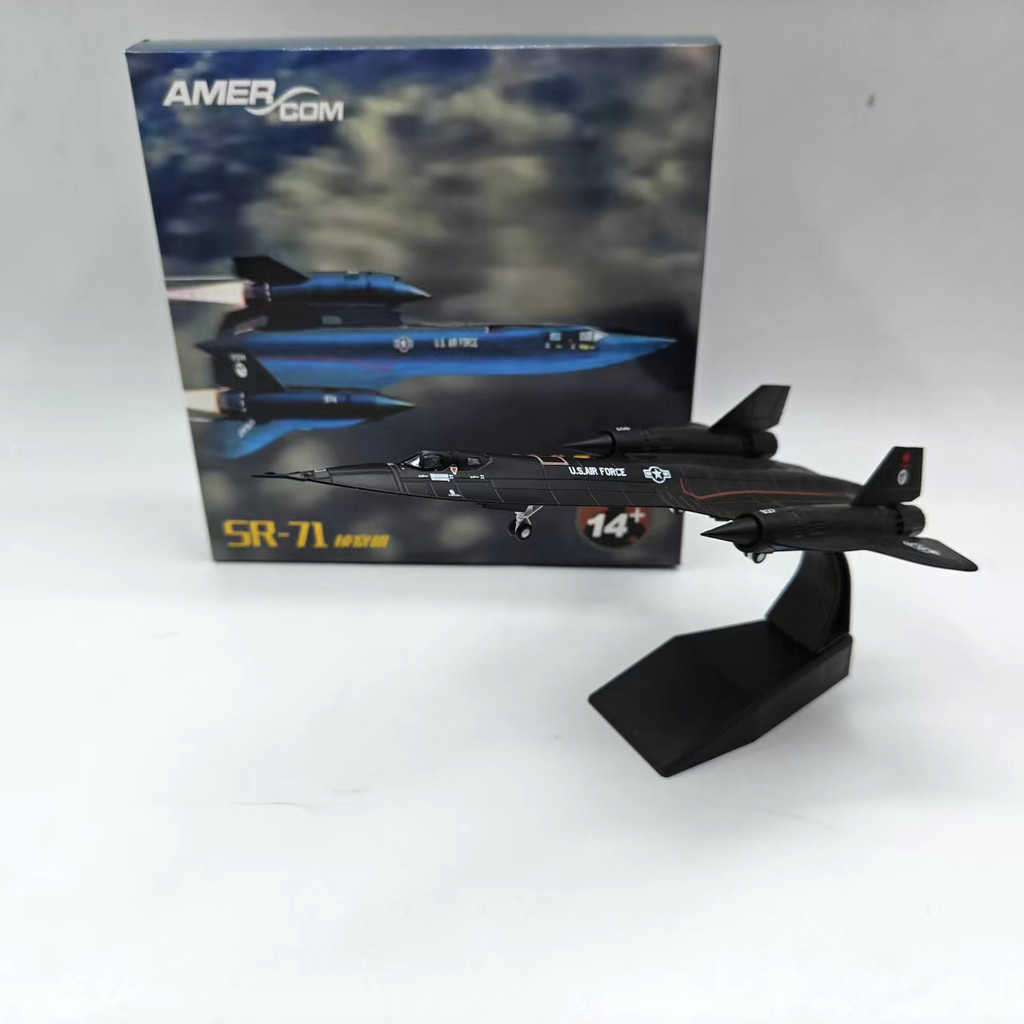 1: 144 American SR-71 Blackbird Reconnaissance Aircraft Supersonic Alloy Aircraft Model ผลิตภัณฑ์สํา