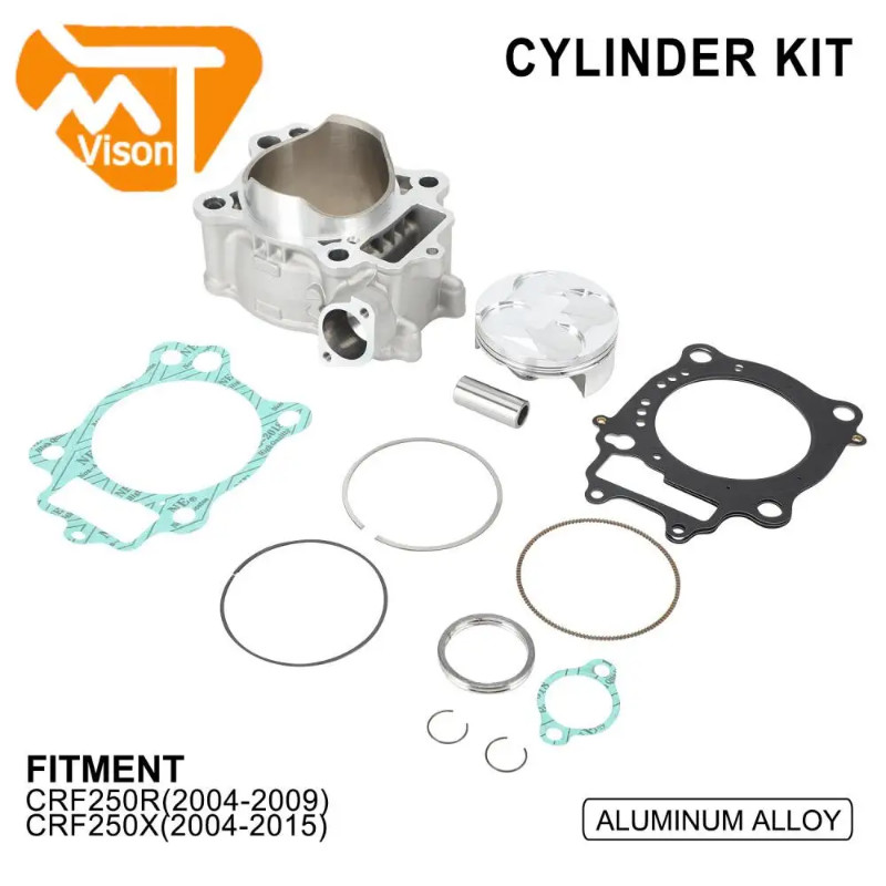 Cylinder Piston Gasket Kit Motorcycle Cylinder Block Kit Piston Rings Head Base Gasket Kit for HOND