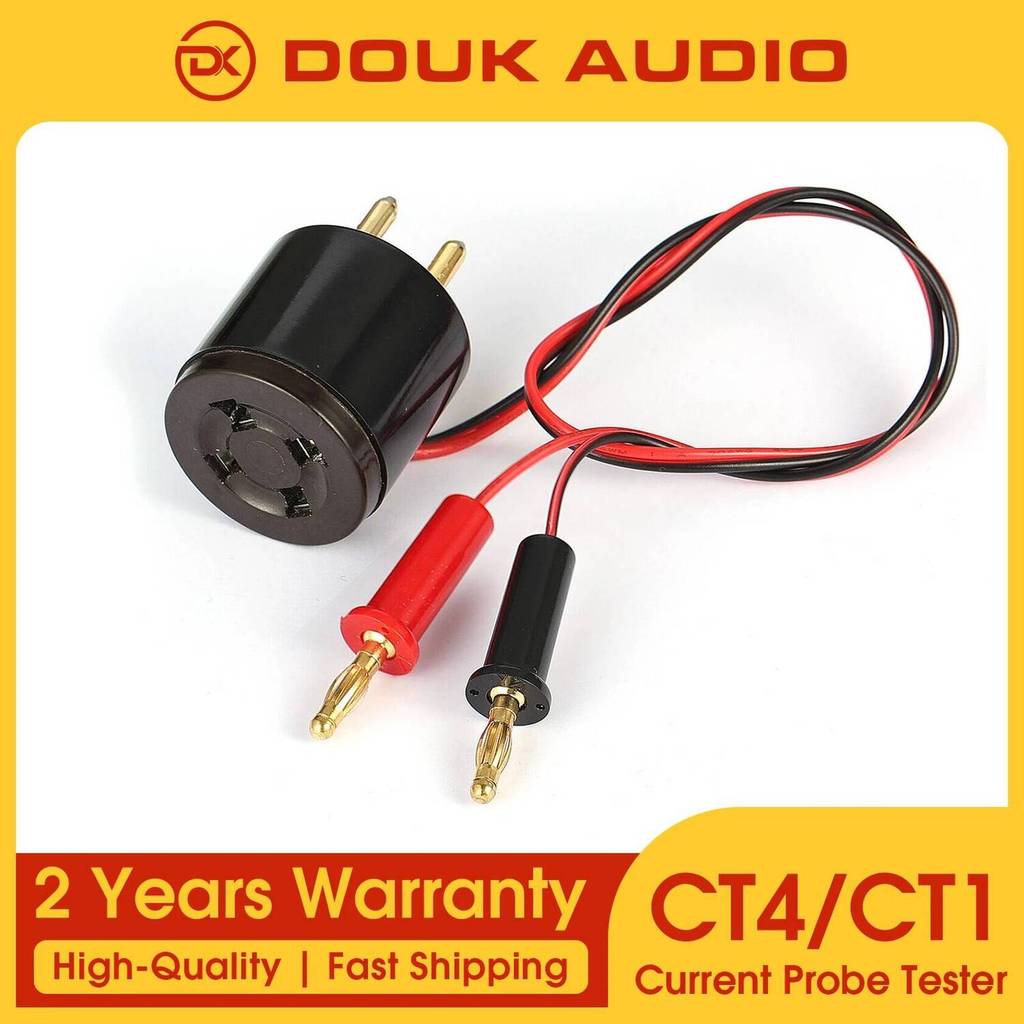 Douk Audio Tube Amp Plated/Cathode Bias Current Probe เครื่องทดสอบซ็อกเก็ตสําหรับ 6L6 6V6 EL34 KT88 