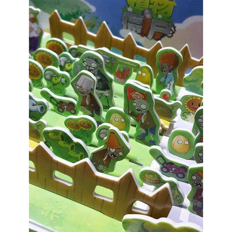 พืชเทียบกับ Zombies 3D สามมิติปริศนานักเรียนชั้นประถมศึกษาโฟมมือประกอบ