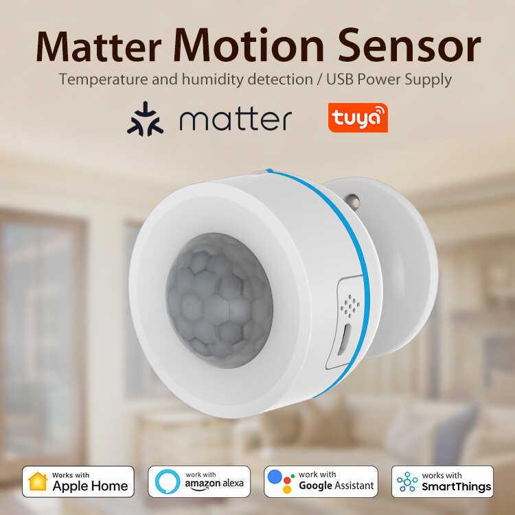 Graffiti Matter Thread Security สมาร์ทร่างกายมนุษย์ Motion Sensor การตรวจจับเซ็นเซอร์ PIR ไร้สาย