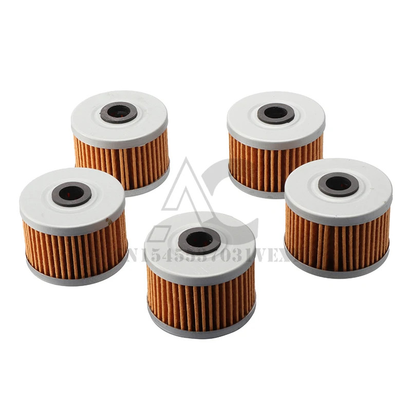 5pcs Motorcycle oil filter suitable for Honda CBR250R XR200R XR250R XR400R XR600R XR650R