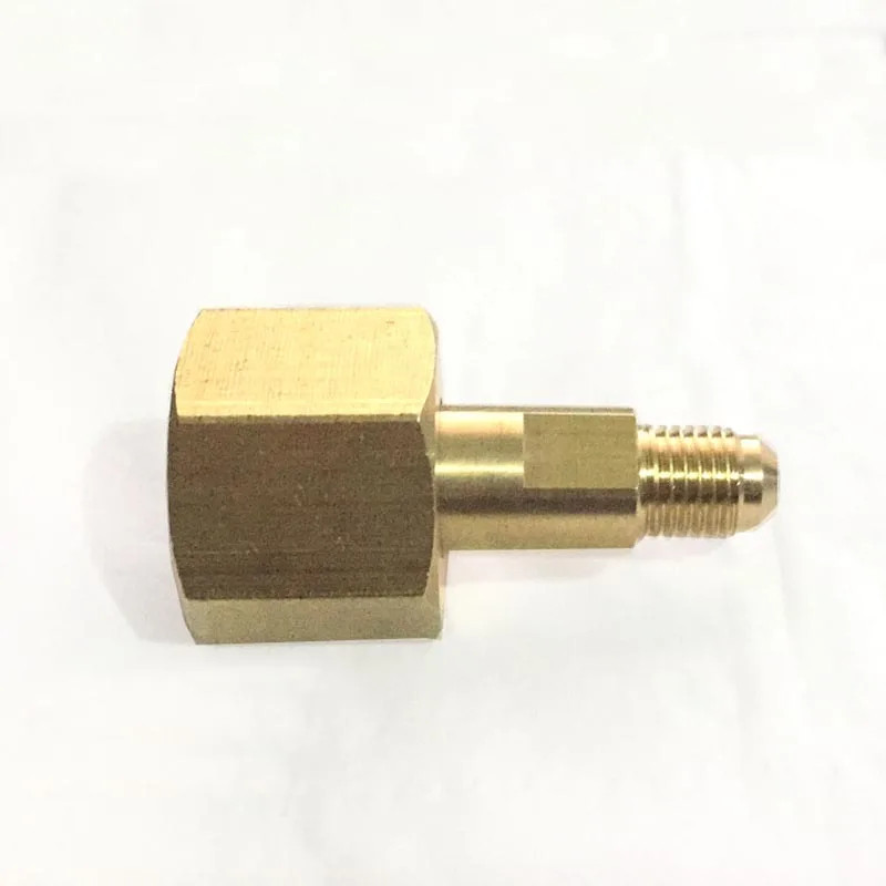 Air conditioning G5/8 Nitrogen gas cylinder adapter Inch Fluorine Pipe SAE1/4