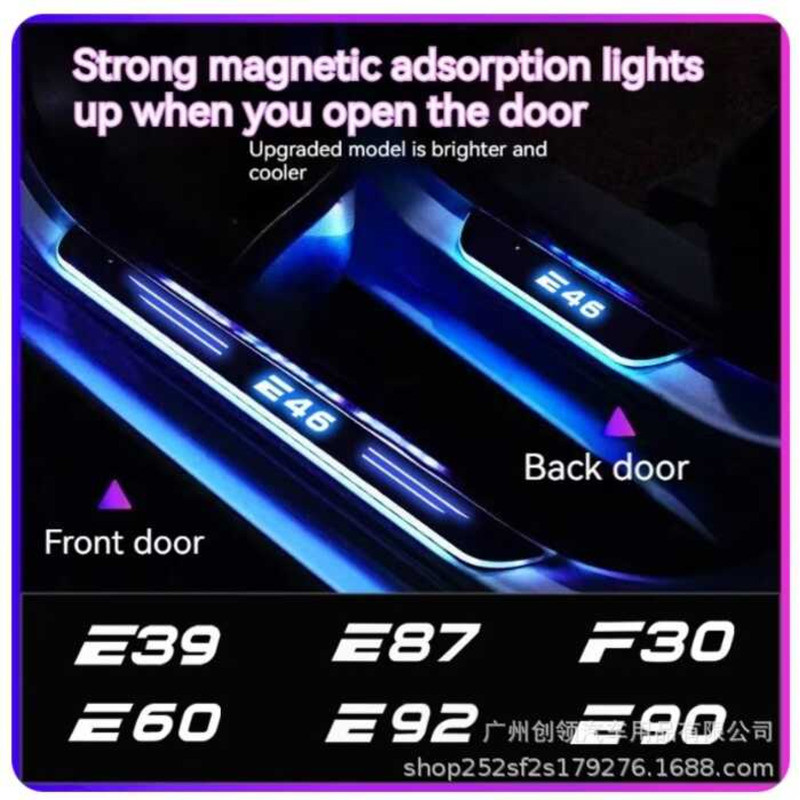 เหมาะสําหรับ BMW E39 E87 F30 E60 E92 E90 Streamer Marquee เหยียบสายไฟฟรี LED เกณฑ์แสง