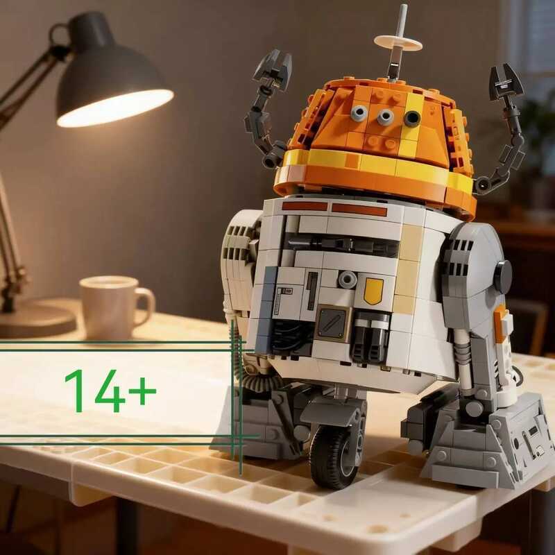 C 103 New Desop Ornament Compatible 75416 Home Decoration Robot Chilren And Adults As Gifts