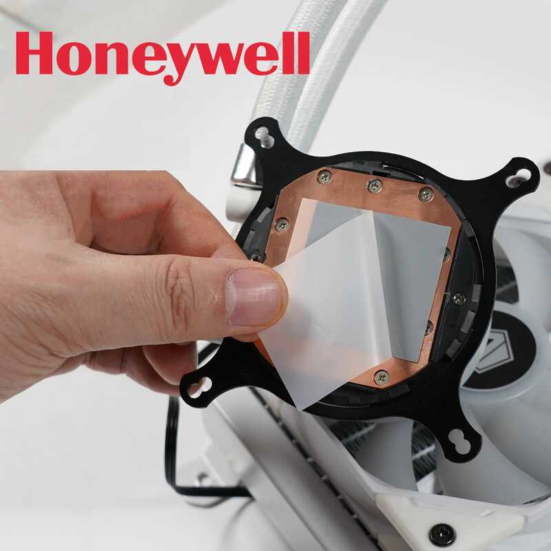 Honeywell แผ่นความร้อน PTM7950 สำหรับ GPU CPU ขนาด 80x80 ซิลิโคนนำความร้อน