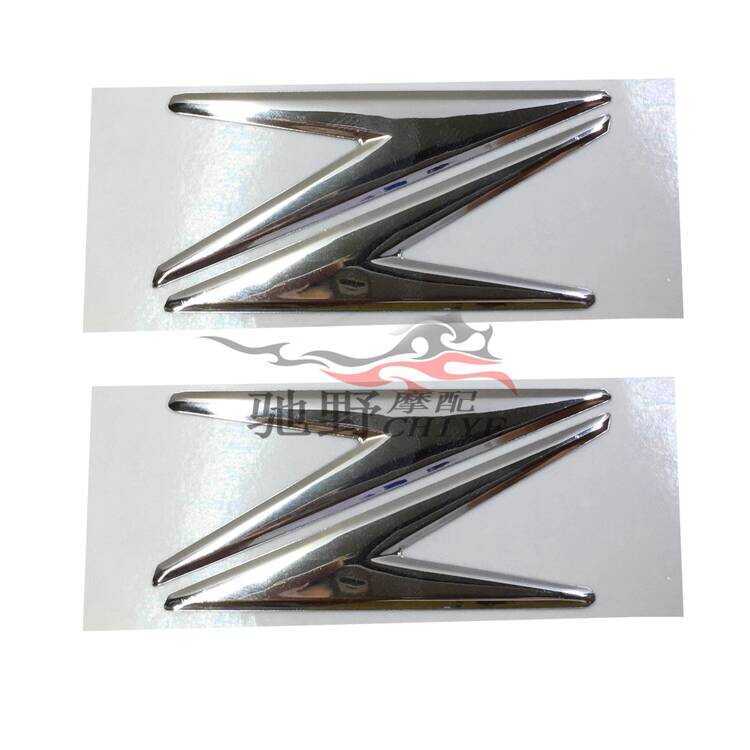 เหมาะสําหรับ KAWASAKI KAWASAKI Z750 Z800 Z1000 สติกเกอร์ 3D สามมิติป้าย Z LOGO 3D สติกเกอร์
