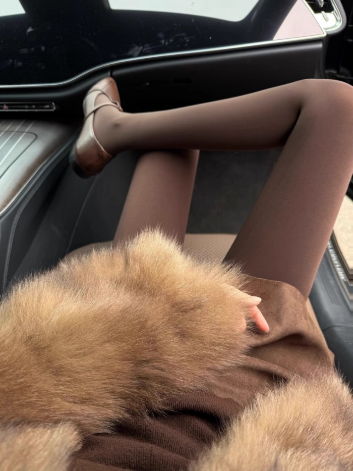 พันท์โฮสสไตล์เรโทรสีกาแฟสำหรับฤดูใบไม้ผลิและใบไม้ร่วง ออกแบบเพื่อลดน้ำหนักและปรับแต่งรูปทรงขา พร้อมเทคโนโลยีต้านการยึดรั้ง - รูปที่ 4