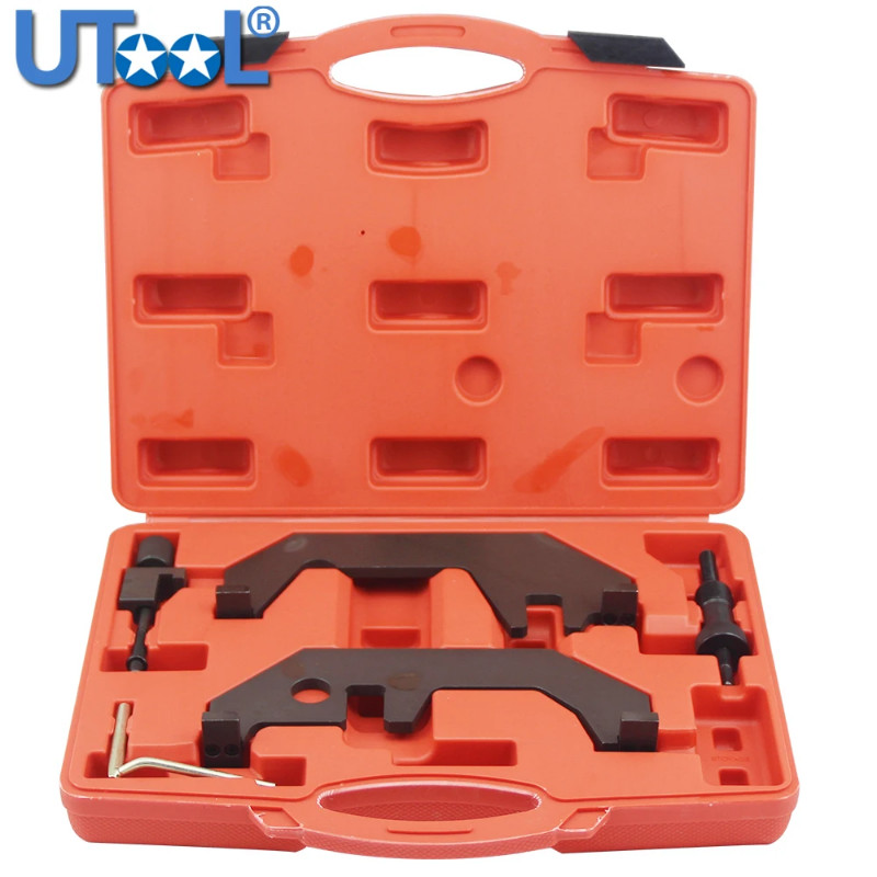 Engine Camshaft Alignment Locking Tool Kit For BMW N62 N73 N62TU Engines Flywheel Timing Tools Cams