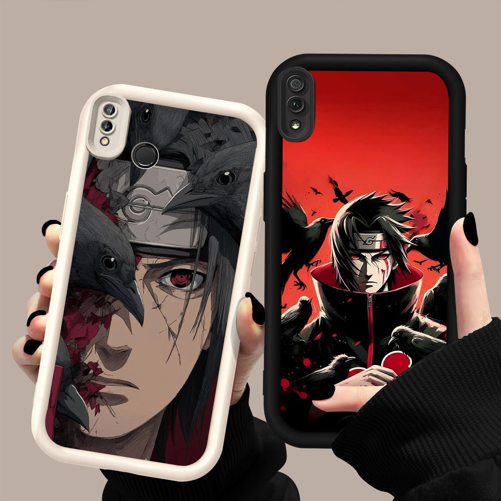 HK-38 Naruto ปลอกกันกระแทกสําหรับซิลิโคนสีดําและสีขาว VIVO Y91i Y66 V9 Y91C Y81 Y81S Y91 Y95 Y93